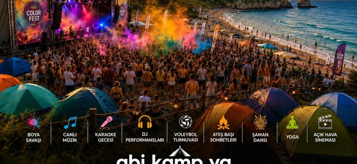 Color Fest Beach Camp